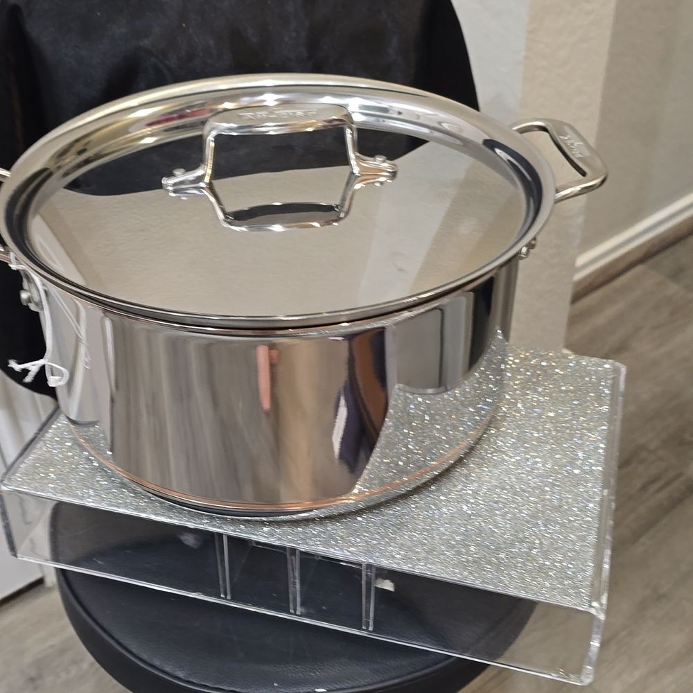 All-Clad Copper Core 8QT Covered Stock Pot - Picture 14 of 16